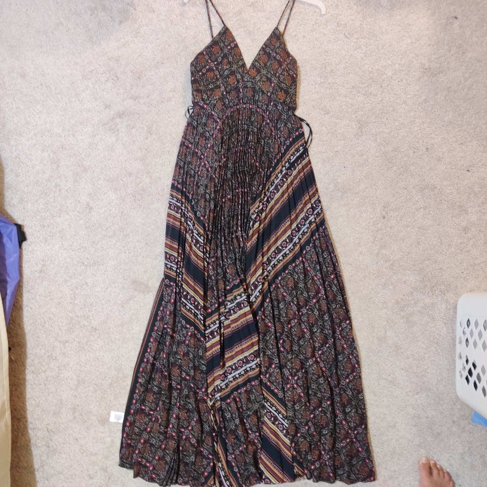 A.L.C. Floral Print Maxi Dress